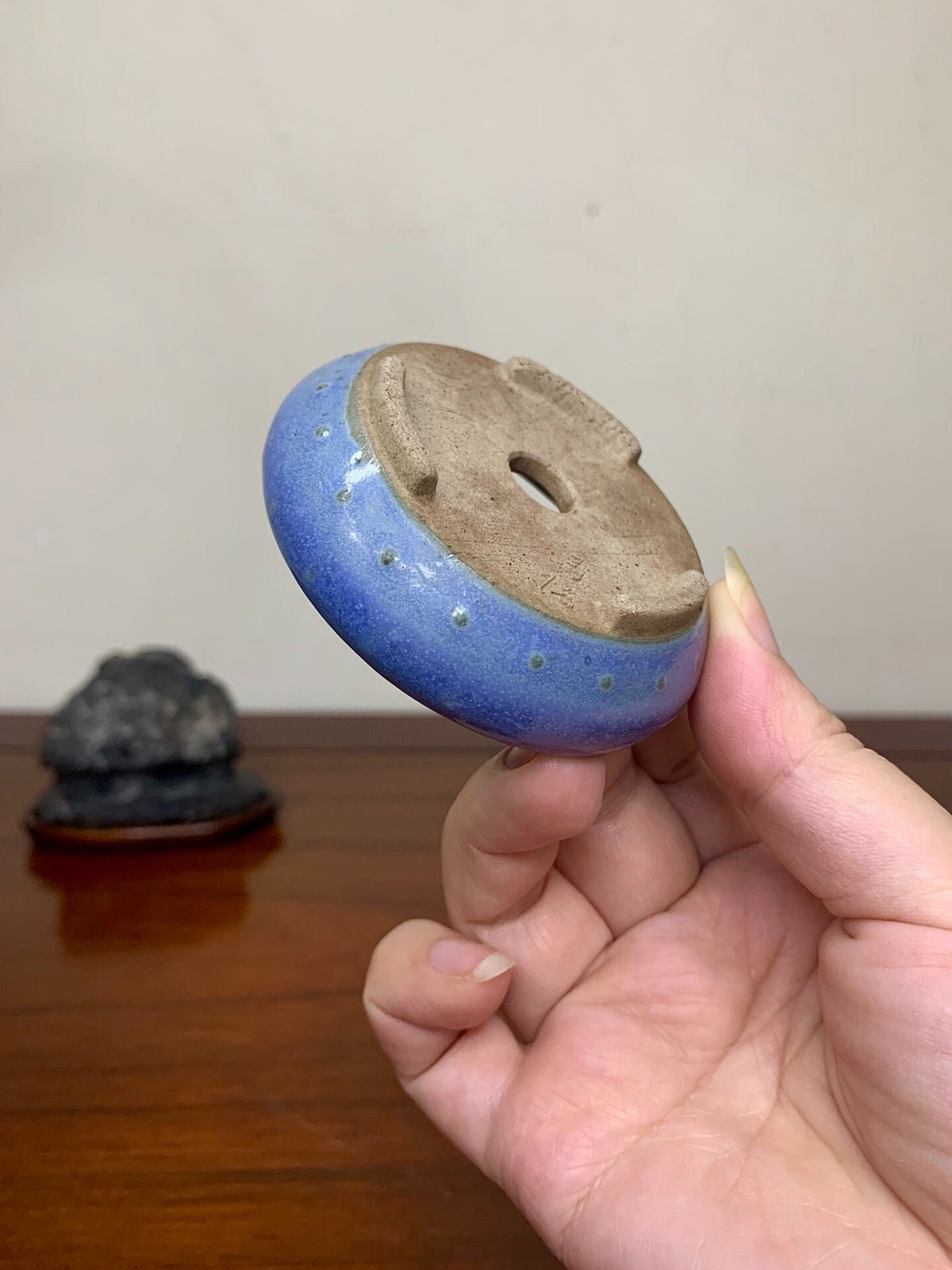 Shouetsu Kinyo Glaze Studded Japanese Pot