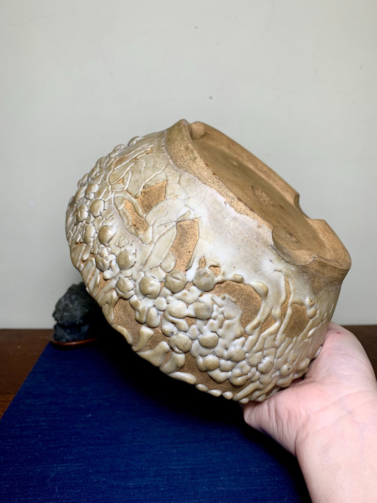 Classic Nashiji Pear-Skin Japanese Pot by Wazumi
