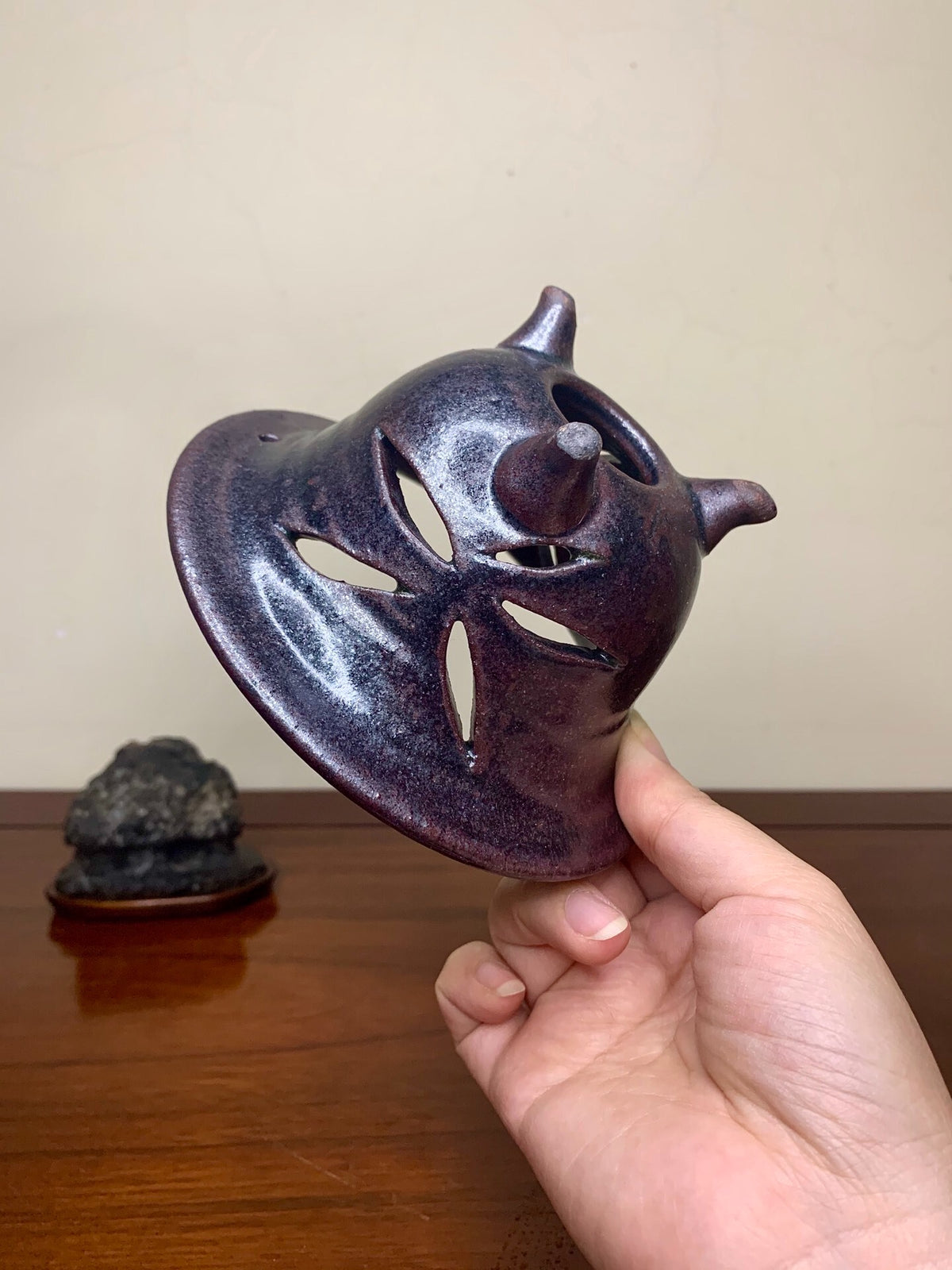 Bizen-Yaki Japanese Bizen-Yaki Omoto Pot