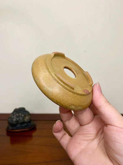 Heian Kōzan Soba Glaze, Cut-Footed Upright Round Japanese Pot