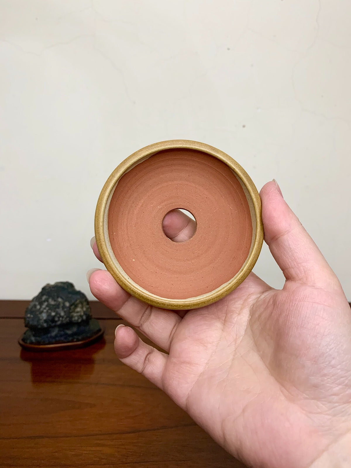 Heian Kōzan Soba Glaze, Cut-Footed Upright Round Japanese Pot