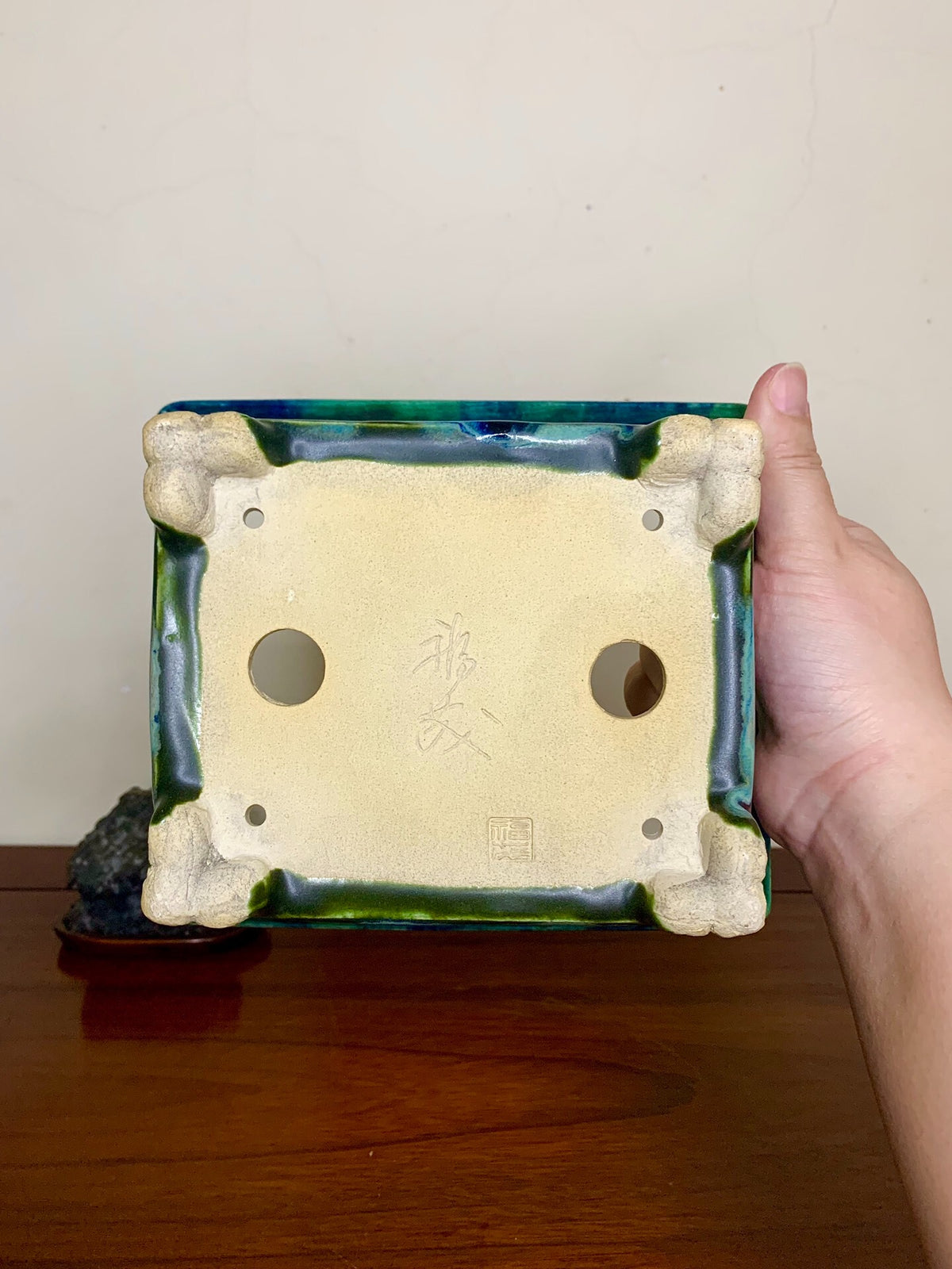 Fukuda Shigeru Rare Cloud Feet Japanese Pot