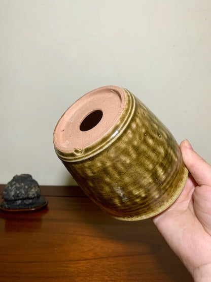 Kokui Masako, Warm-Toned Glaze, Japanese Pot
