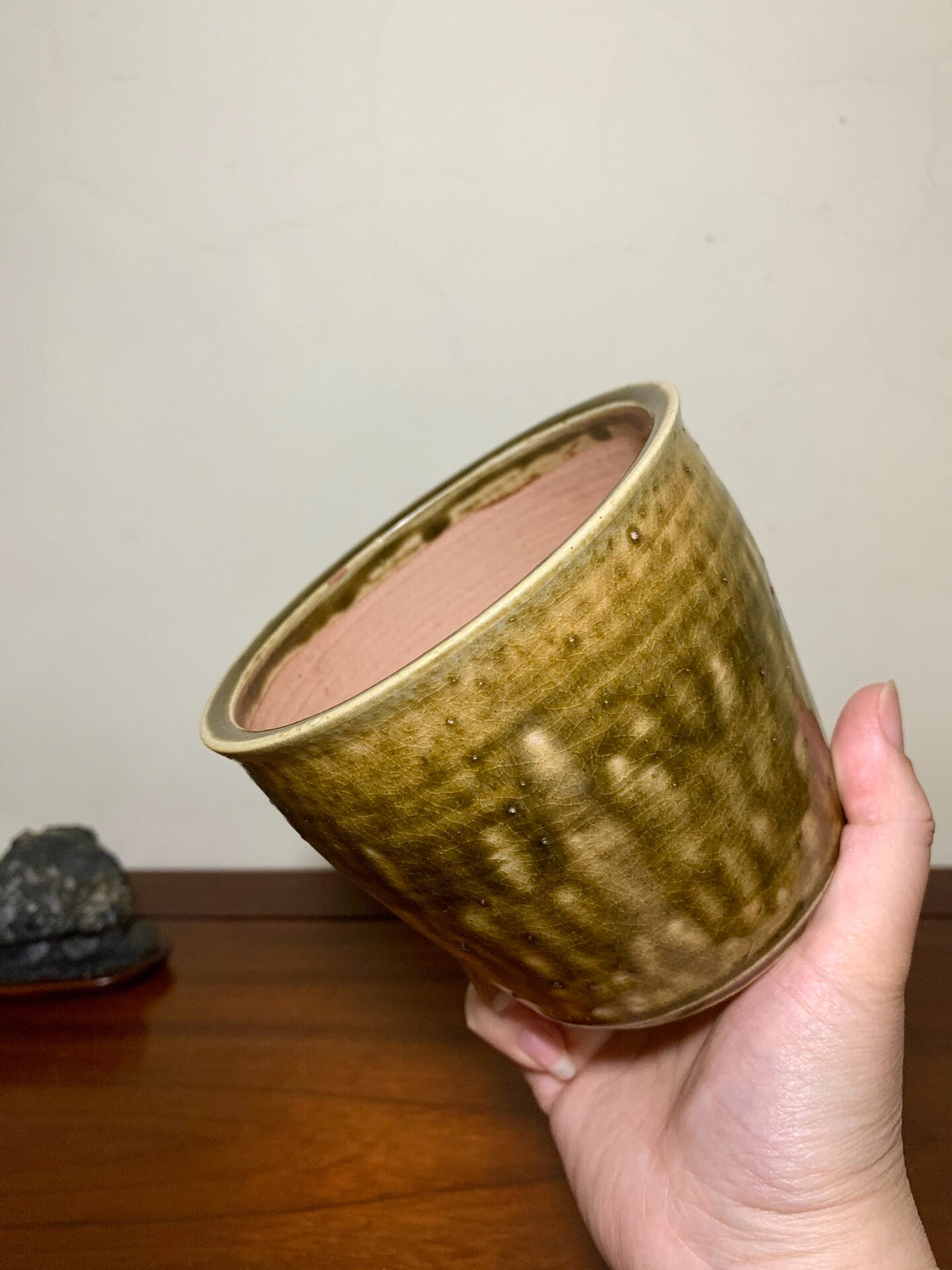 Kokui Masako, Warm-Toned Glaze, Japanese Pot