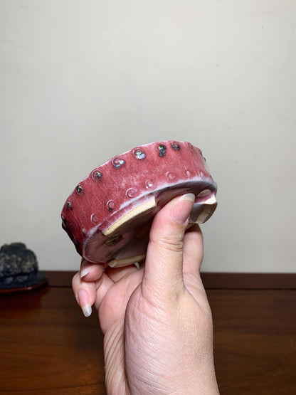 Studded Round Pot, Kiln-Transmuted by Suzuki Akinao