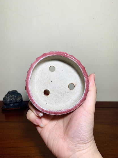 Studded Round Pot, Kiln-Transmuted by Suzuki Akinao