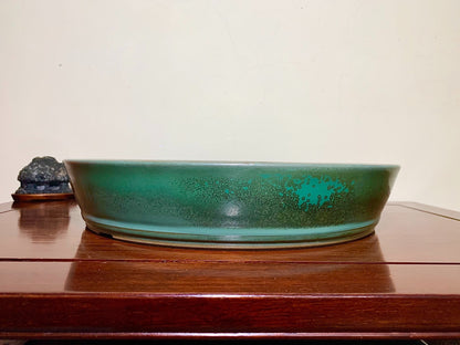 Kōsen Classic Cloth-Textured Glaze Perfect Circle Japanese Pot