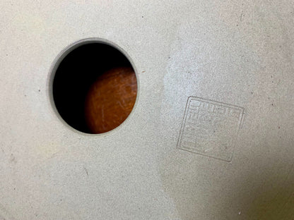 Kōsen Classic Cloth-Textured Glaze Perfect Circle Japanese Pot