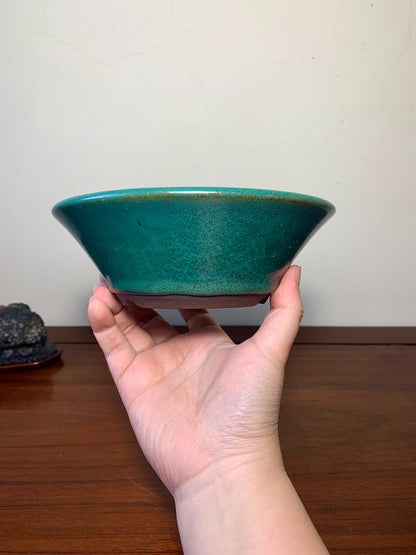 Matsuizan Aki Cloth-Textured Glaze Conical Pot