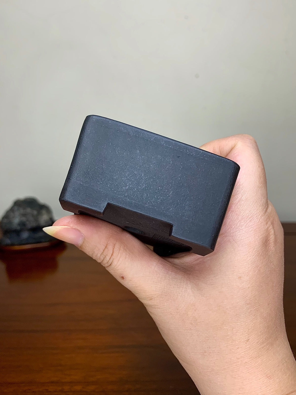 Kiso No Kawa Shuishi Cut-Foot Square Japanese Pot