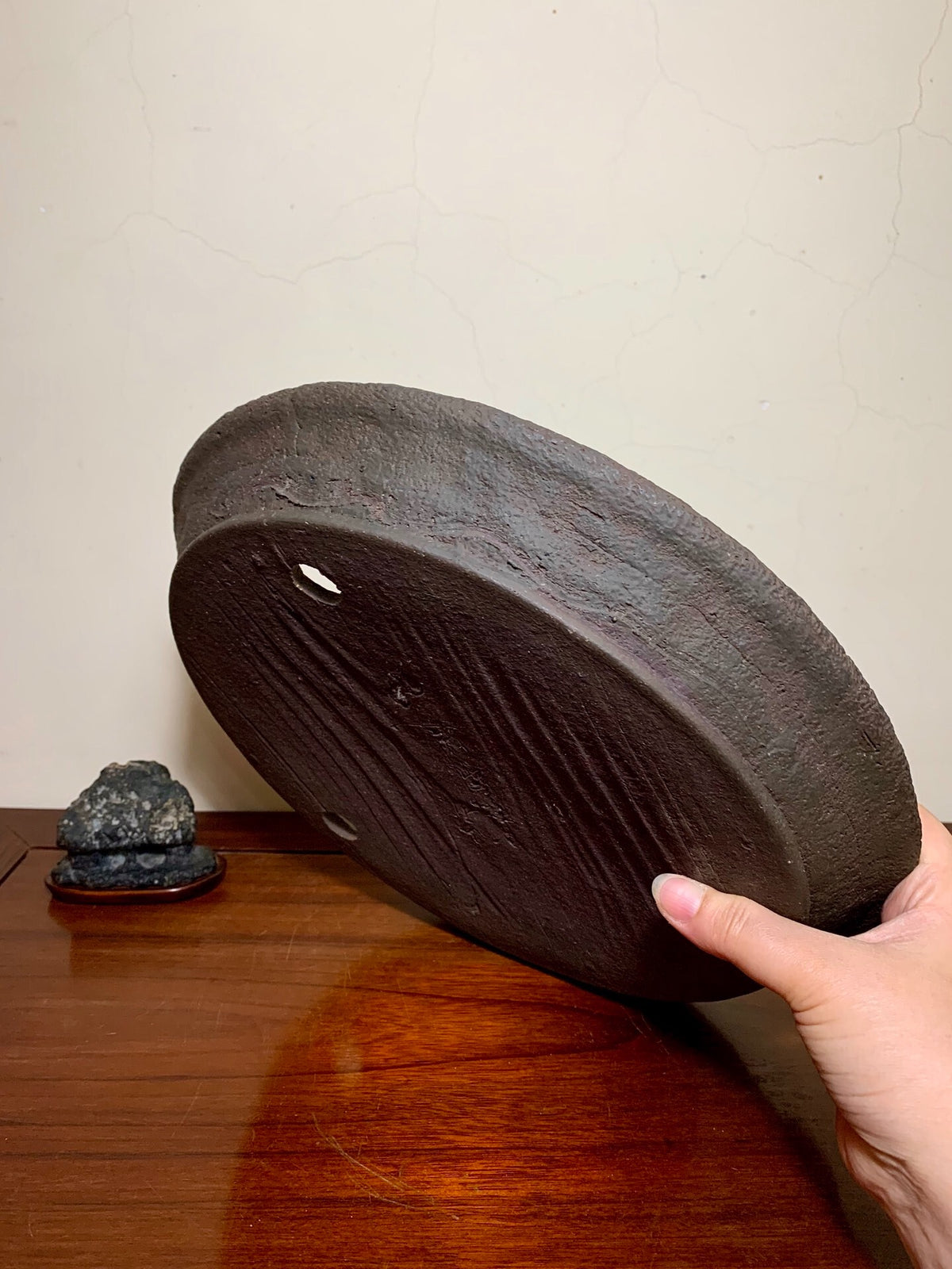 Kozukuri Sōsen Hand-Pinched Nanban Japanese Flower Pot
