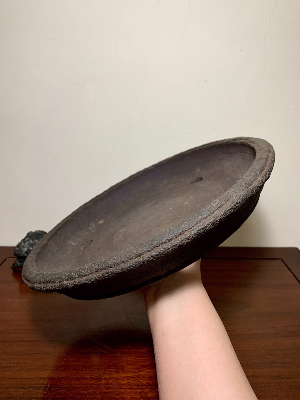 Kozukuri Sōsen Hand-Pinched Nanban Japanese Flower Pot