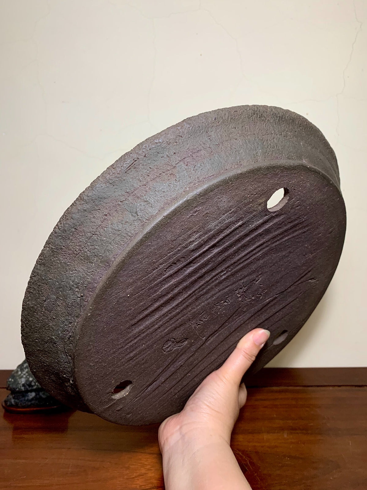 Kozukuri Sōsen Hand-Pinched Nanban Japanese Flower Pot