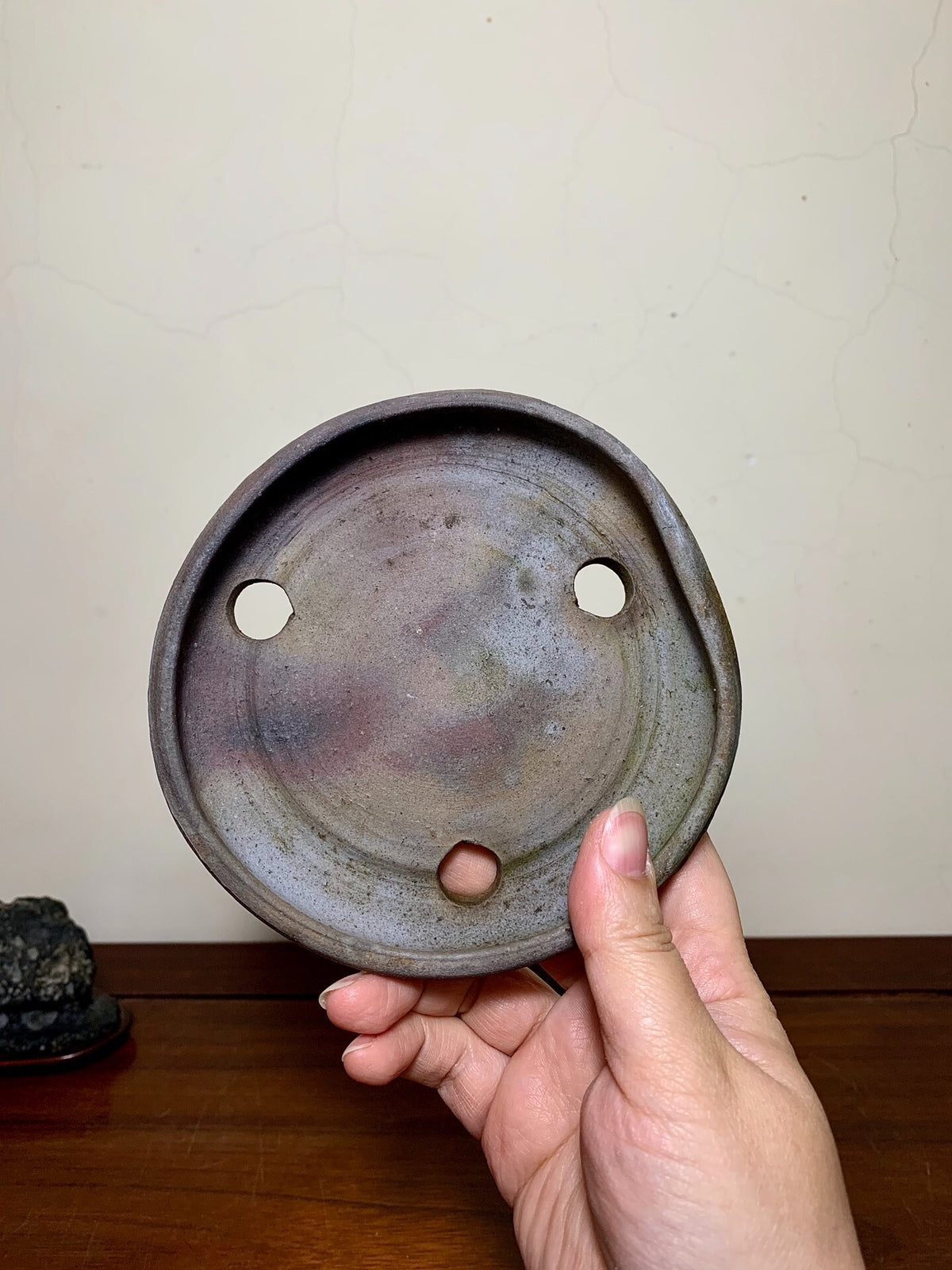 Hand-Pinched Nanban Japanese Pot by Jūōdō