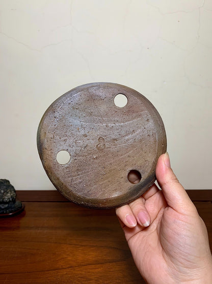Hand-Pinched Nanban Japanese Pot by Jūōdō