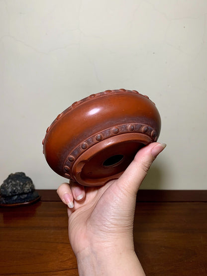 Shudei Double Studded Japanese Pot by Ryu Kou