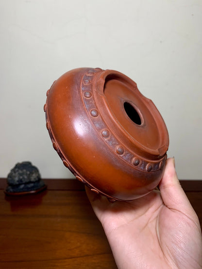 Shudei Double Studded Japanese Pot by Ryu Kou