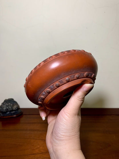 Shudei Double Studded Japanese Pot by Ryu Kou