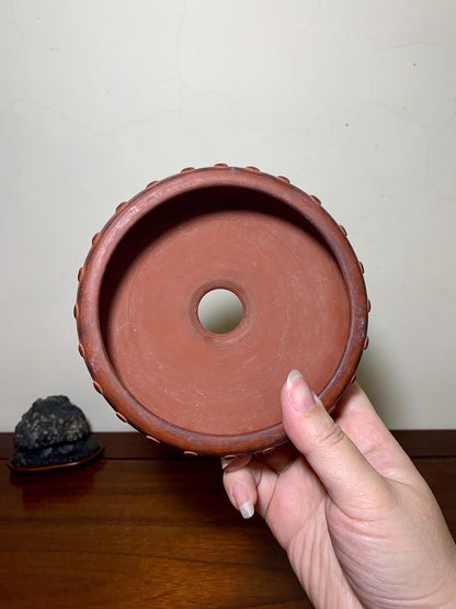 Shudei Double Studded Japanese Pot by Ryu Kou