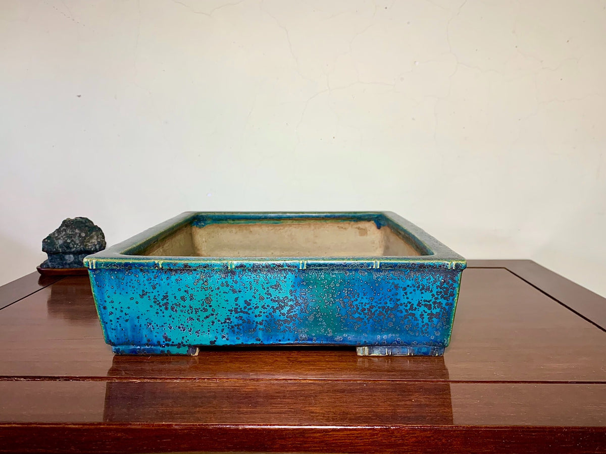 Sen Dai Kōyō Highest Grade Cloth-Textured Glaze Japanese Pot