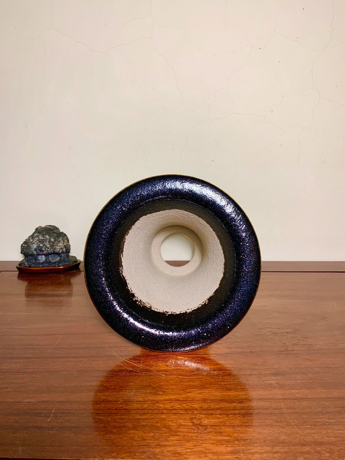 Shōsan Enamelled Floral and Bird Landscape Omoto Pot