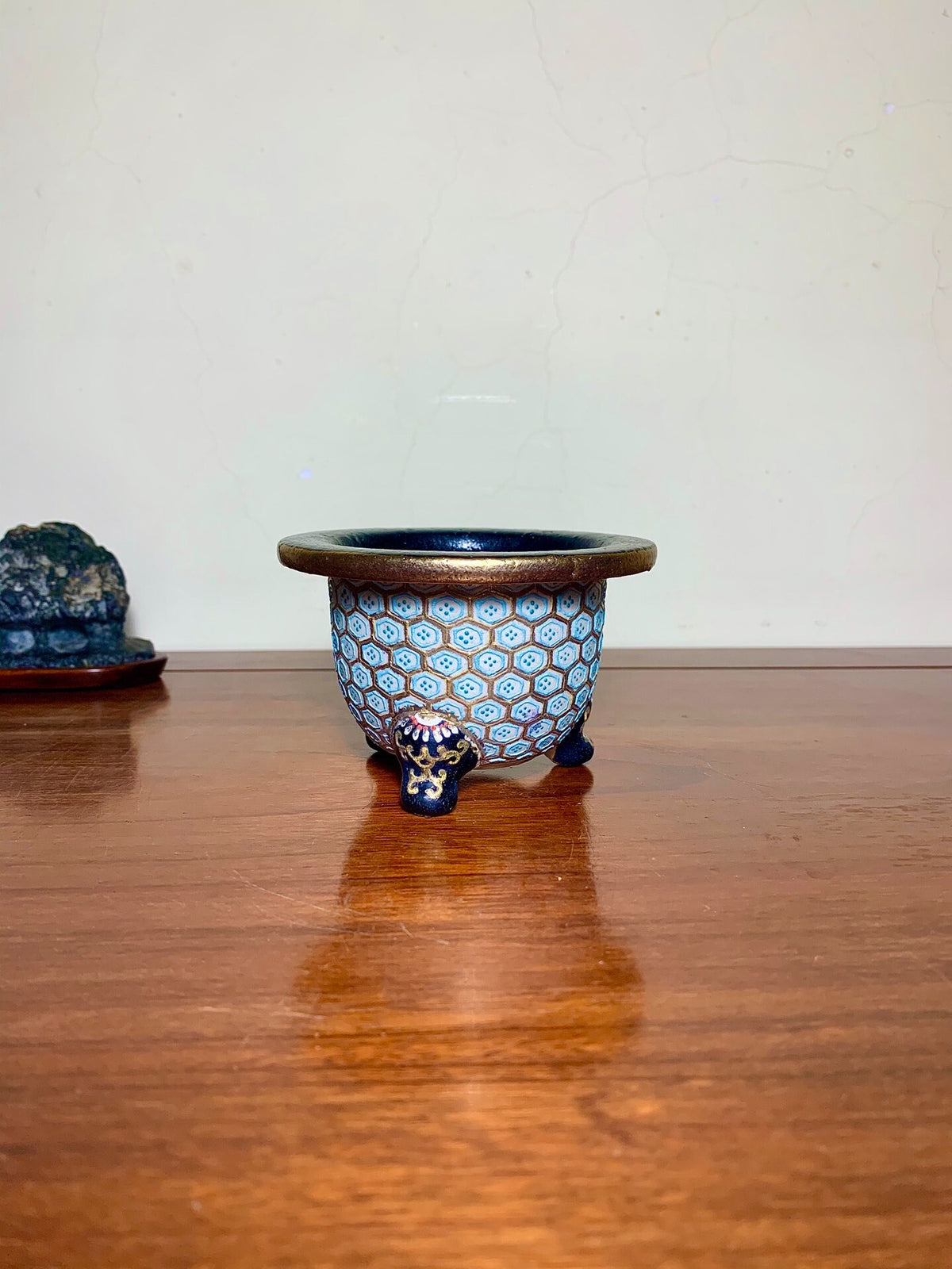 Shōsan, Enamelled Tortoiseshell Pattern, Omoto Pot