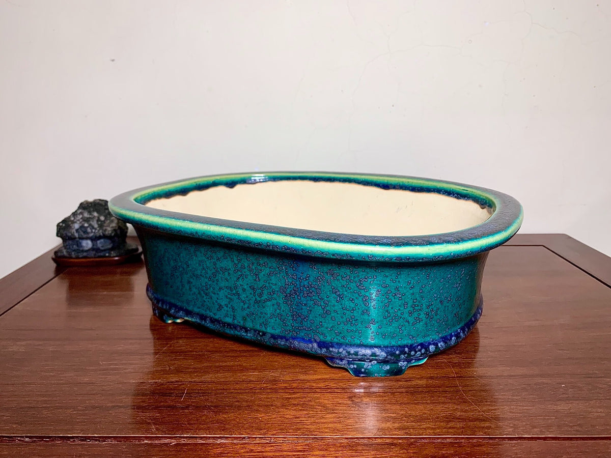 Sen Dai Kōyō Highest Grade Cloth-Textured Glaze Japanese Pot