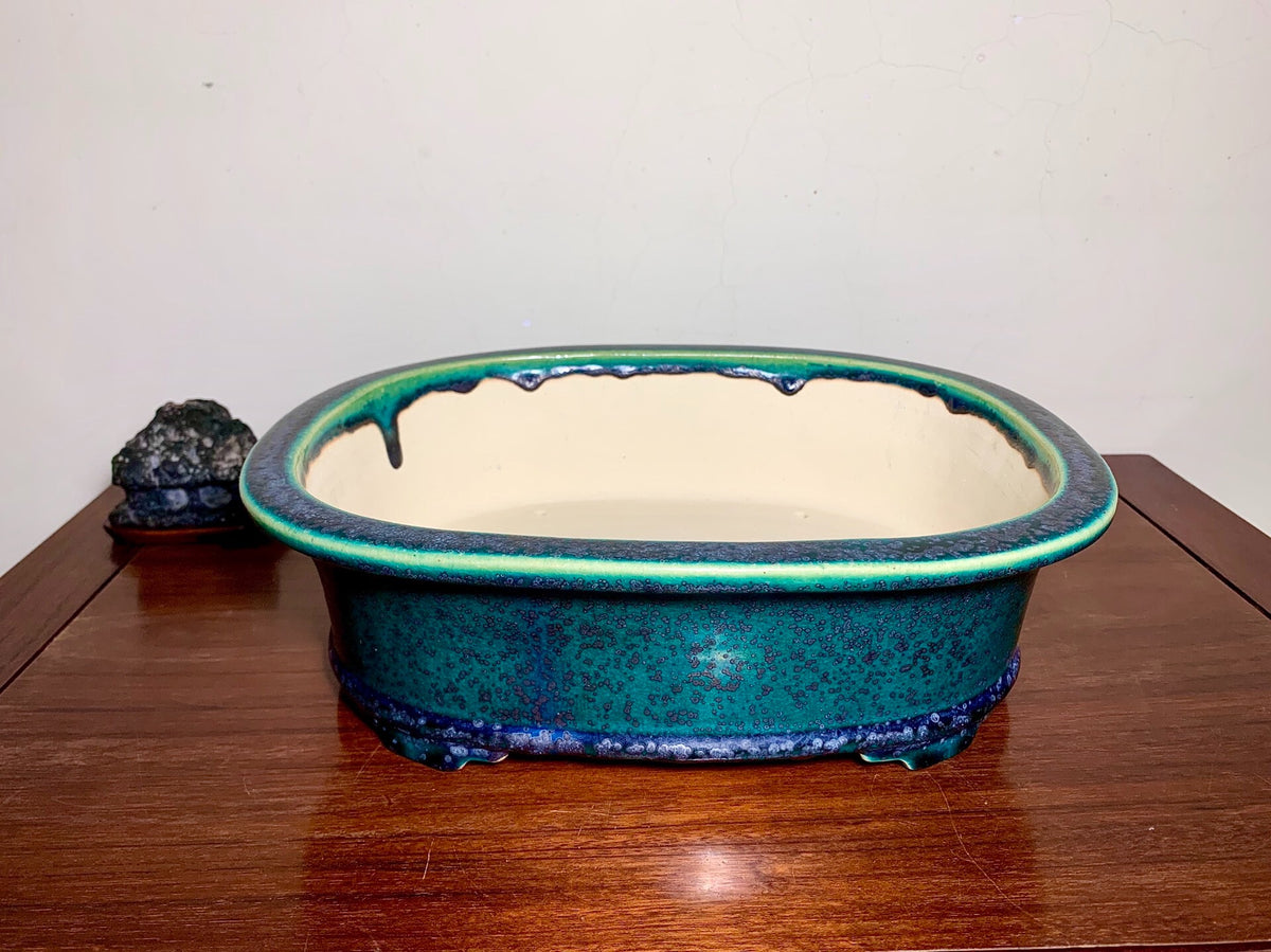 Sen Dai Kōyō Highest Grade Cloth-Textured Glaze Japanese Pot