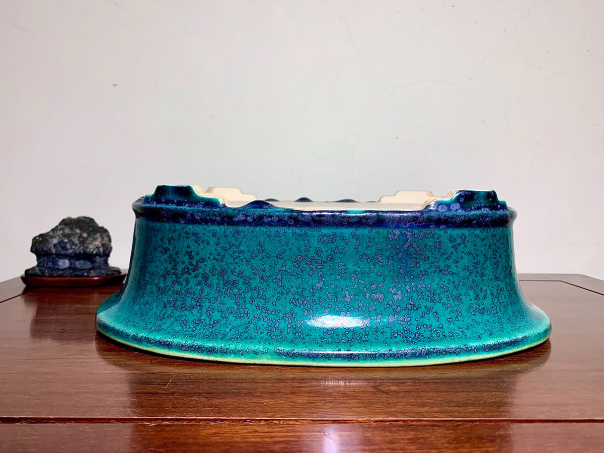 Sen Dai Kōyō Highest Grade Cloth-Textured Glaze Japanese Pot