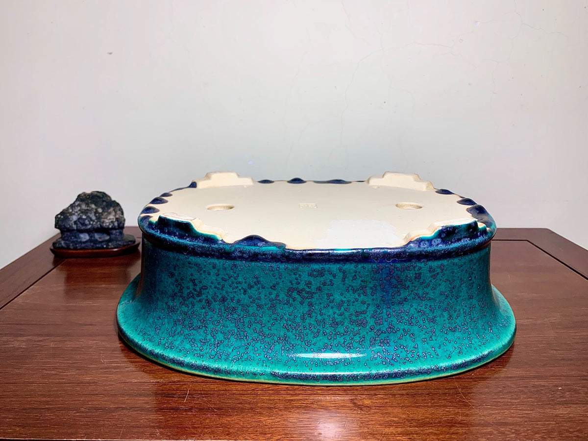 Sen Dai Kōyō Highest Grade Cloth-Textured Glaze Japanese Pot