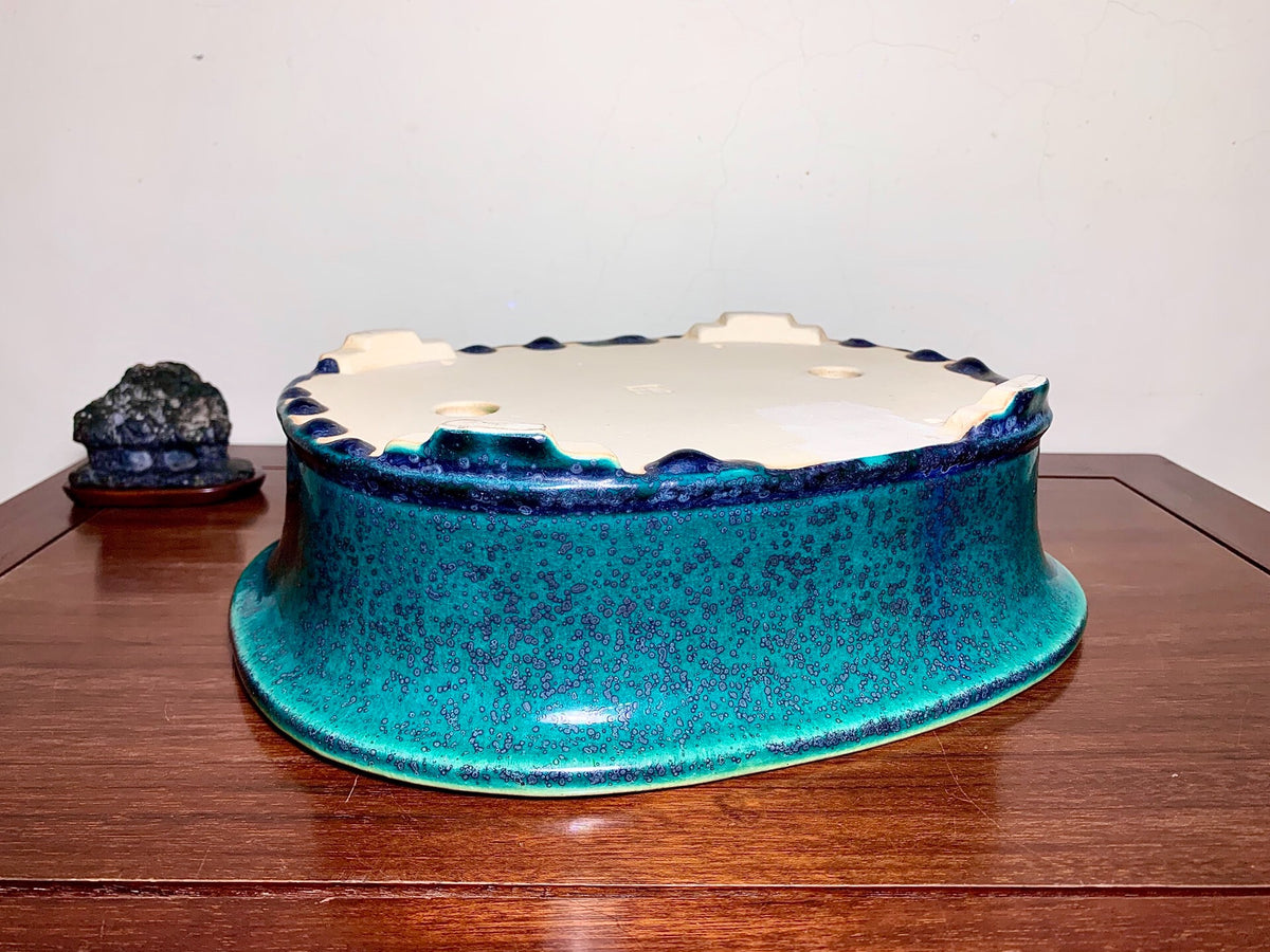 Sen Dai Kōyō Highest Grade Cloth-Textured Glaze Japanese Pot