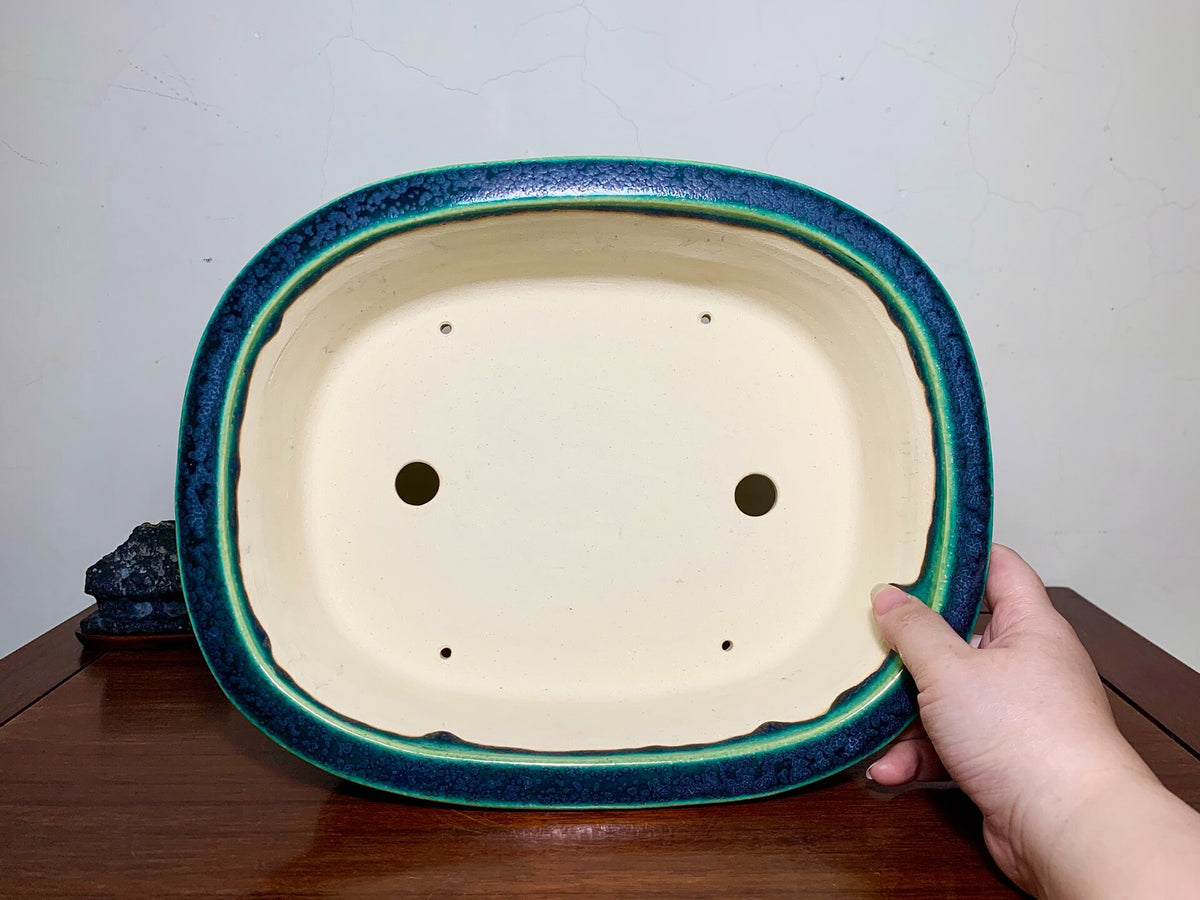 Sen Dai Kōyō Highest Grade Cloth-Textured Glaze Japanese Pot