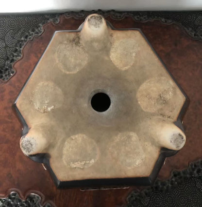 Republic-Era Soy Sauce Glaze Pot, Japanese Return-Flow Republic Glaze Pot