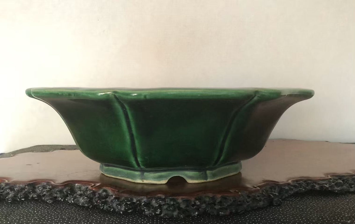 Shinzan Hand-Made Japanese Bonsai Pot