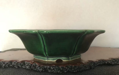 Shinzan Hand-Made Japanese Bonsai Pot