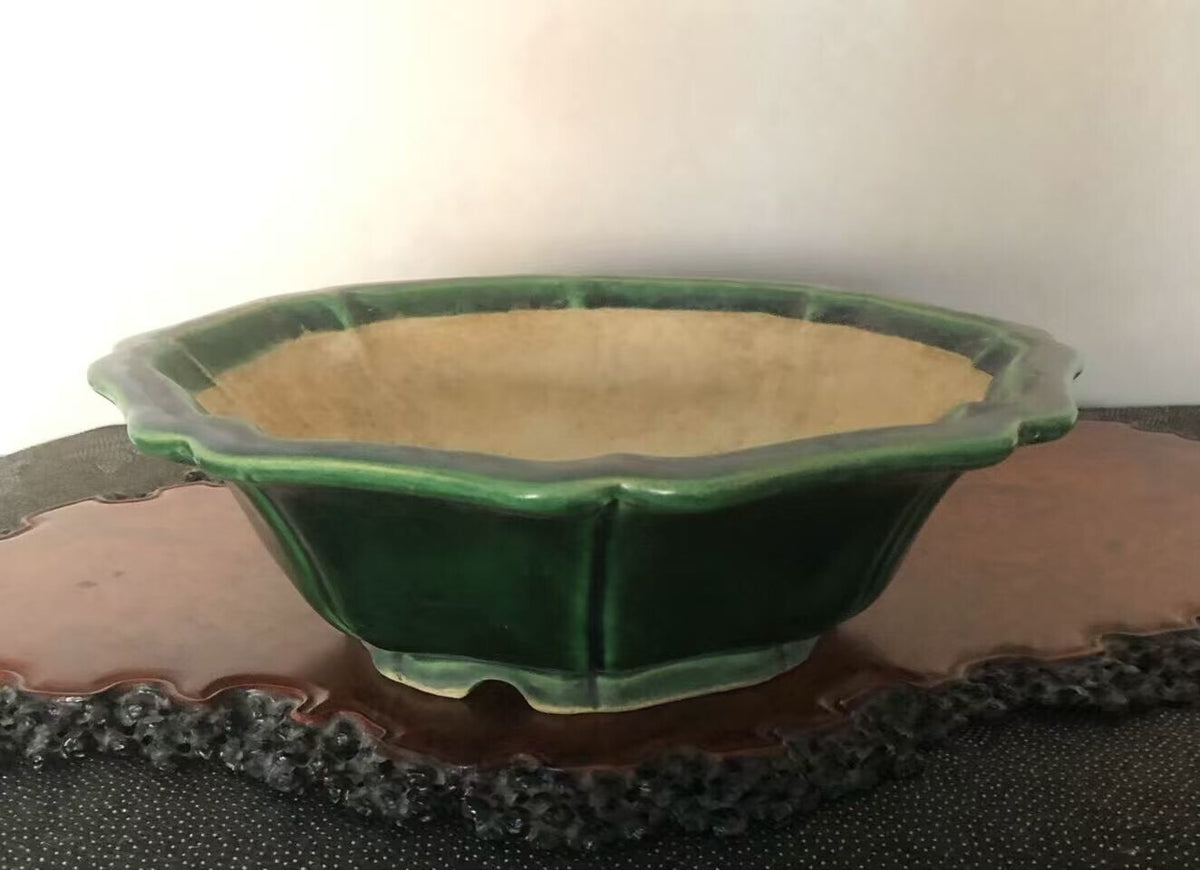 Shinzan Hand-Made Japanese Bonsai Pot