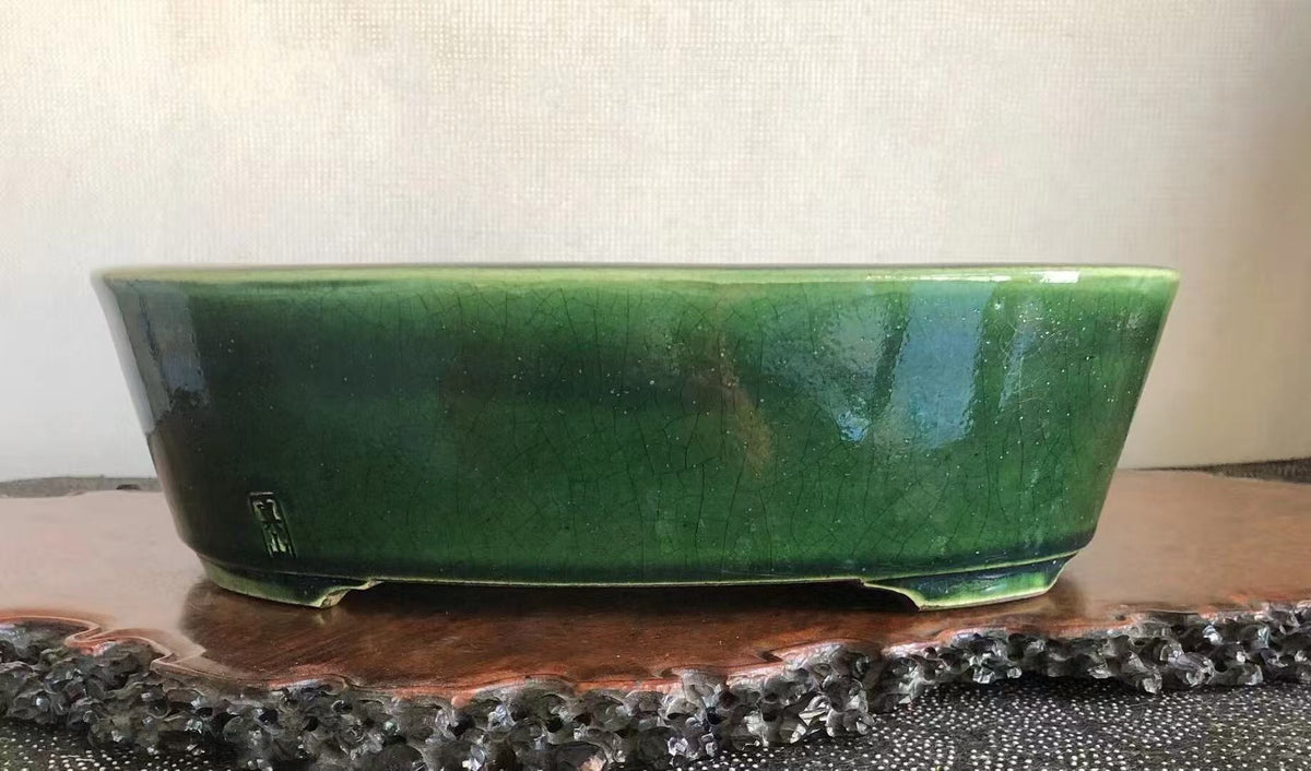 Shinzan Hand-Made Japanese Bonsai Pot