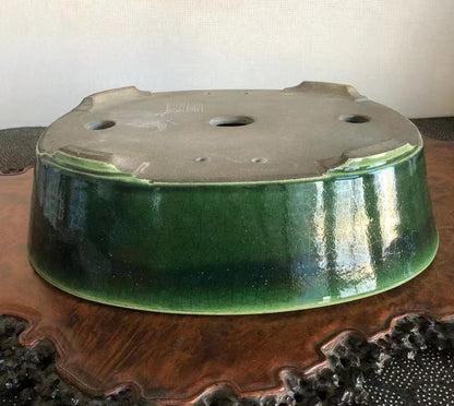 Shinzan Hand-Made Japanese Bonsai Pot