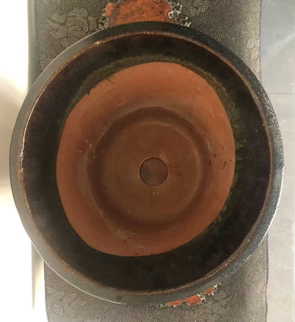 Man'ei Kiln Japanese Antique Glazed Pot