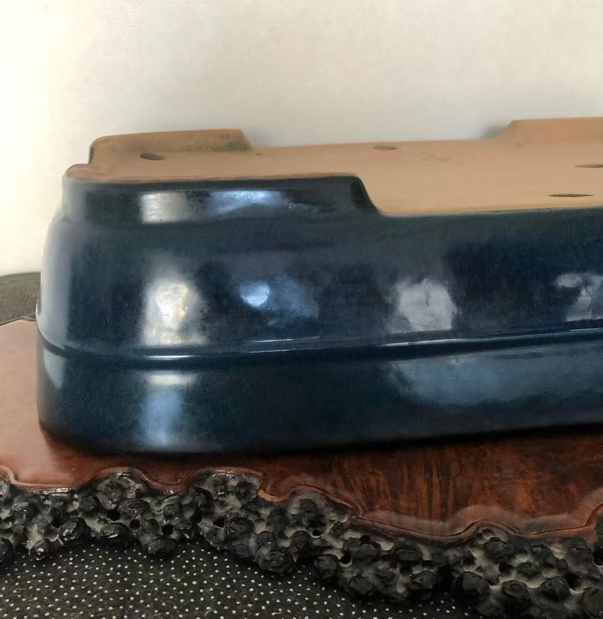 Early Style Japanese Bonsai Pot by Yamafusa