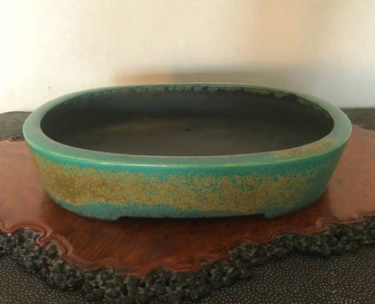 Early Period Japanese Bonsai Pot by Koyo