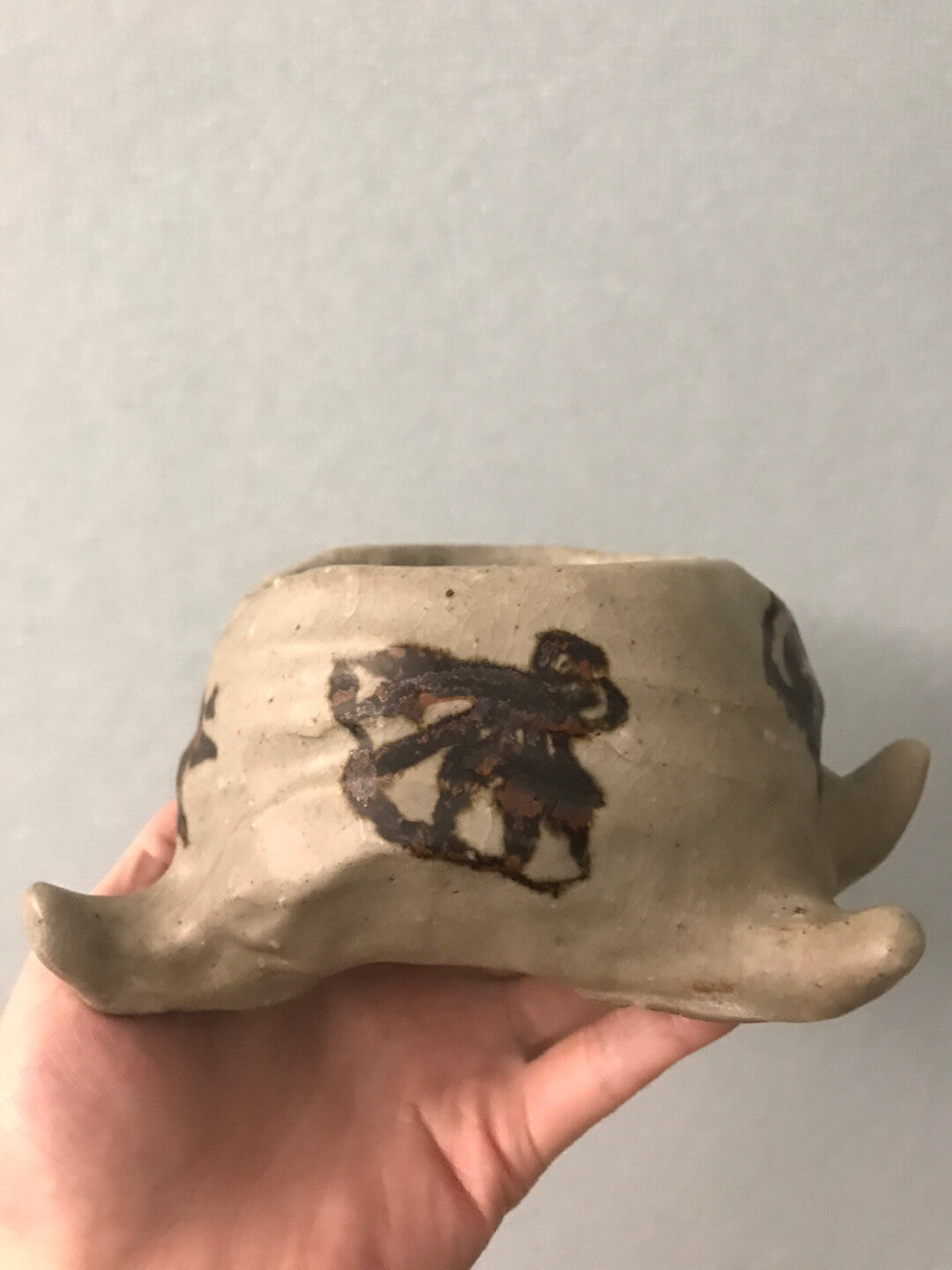 Irregular Shape Japanese Named Pot, Irregular Shape Japanese Named Pot