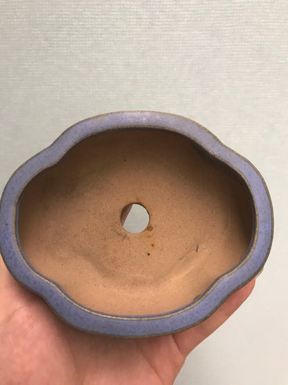 Fan Benefit Japanese Antique Glazed Pot Mori-Yama Kiln Imported from Japan