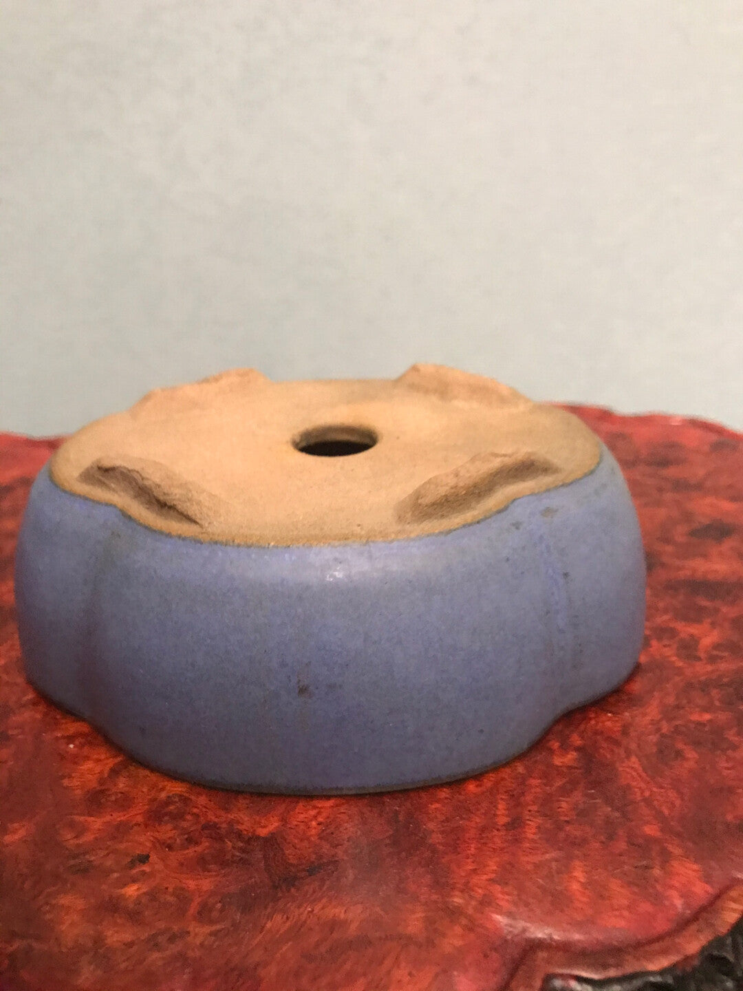 Fan Benefit Japanese Antique Glazed Pot Mori-Yama Kiln Imported from Japan