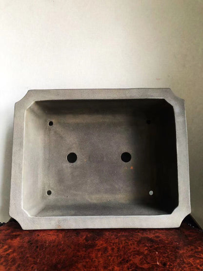 Matsuzumi-Yaki Yamano Aki Outer Rim Rectangular Japanese-Style Pot