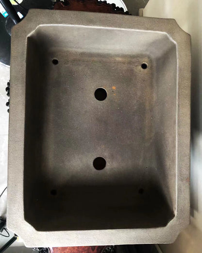 Matsuzumi-Yaki Yamano Aki Outer Rim Rectangular Japanese-Style Pot