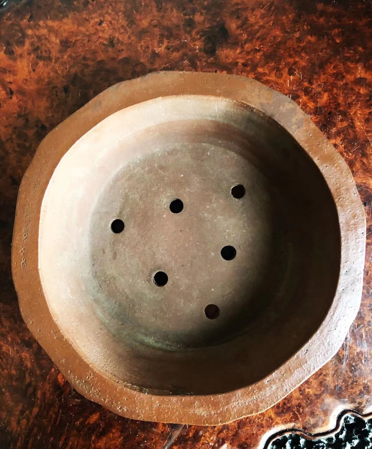 Hand-Made Japanese Bonsai Pot by Watanabe Tamao San