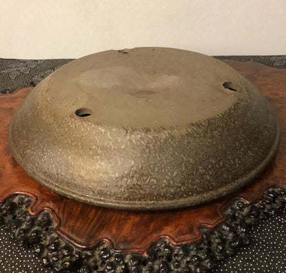 Nanban-Yaki Japanese Bonsai Pot by Suzuka Sōzan