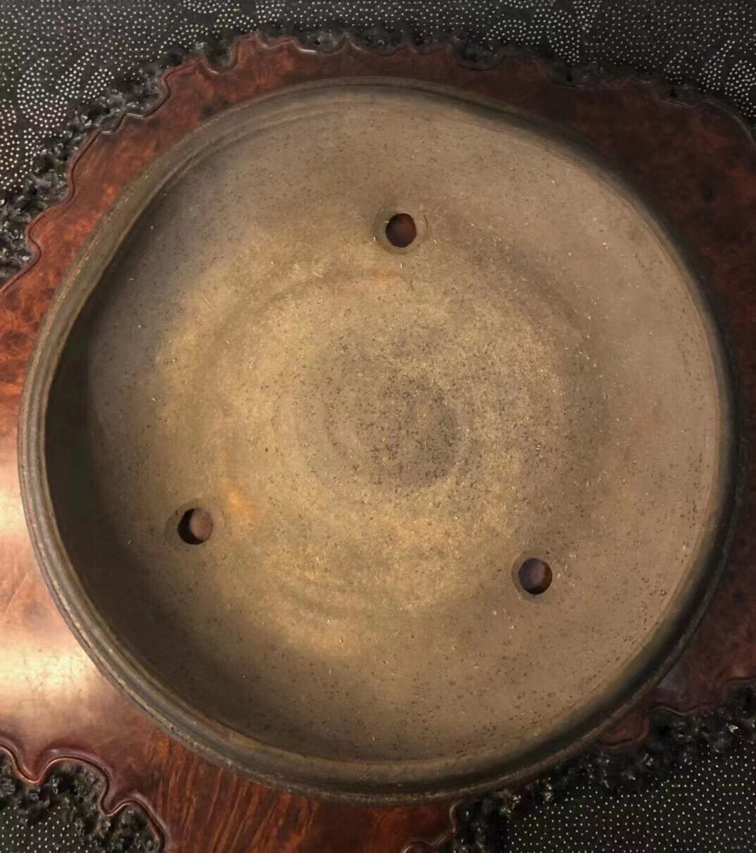 Nanban-Yaki Japanese Bonsai Pot by Suzuka Sōzan