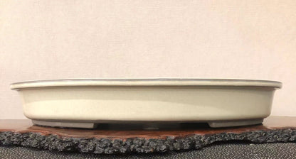 Shoden Masanori Outer Rim Oval Open Mouth Japanese Name Pot